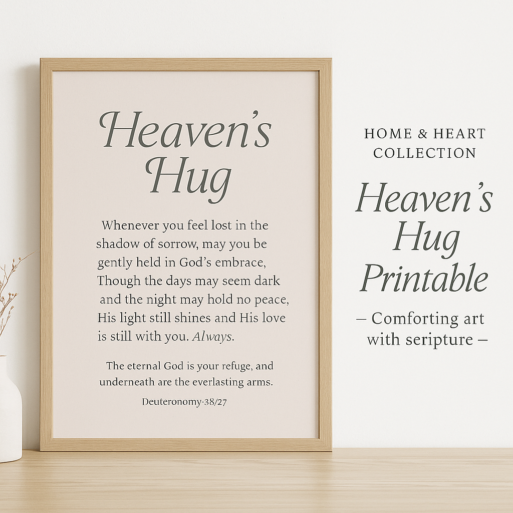 Heaven’s Hug Printable